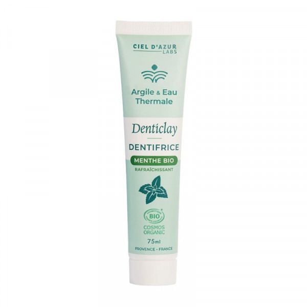 Dentifrice Menthe bio 75 ml – Argile & Eau Thermale - 1