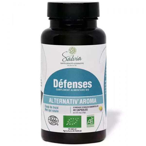 Alternativ'aroma Défenses 40 capsules - Salvia - 1