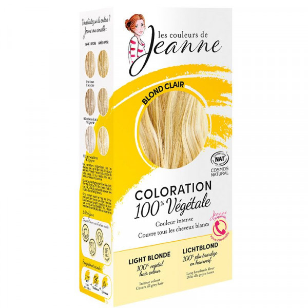 Coloration Végétale Blond Clair – Les Couleurs de Jeanne - 1