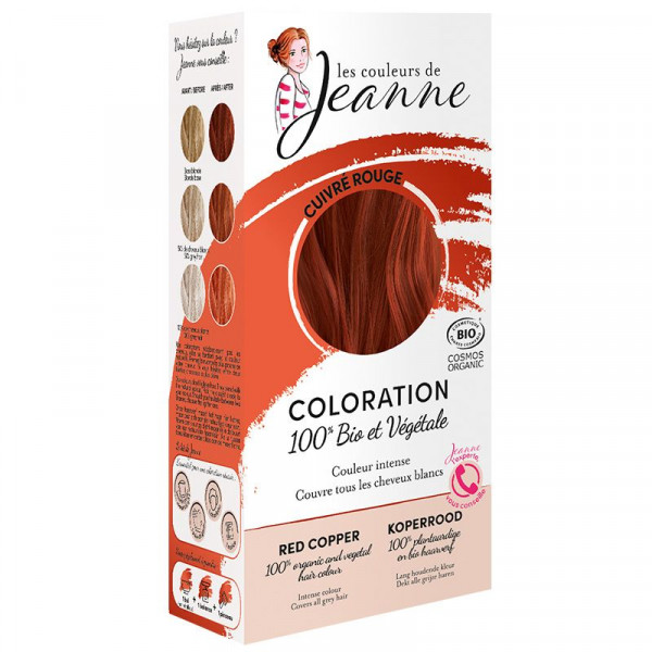 Coloration Végétale Cuivré Rouge bio – Les Couleurs de Jeanne - 1