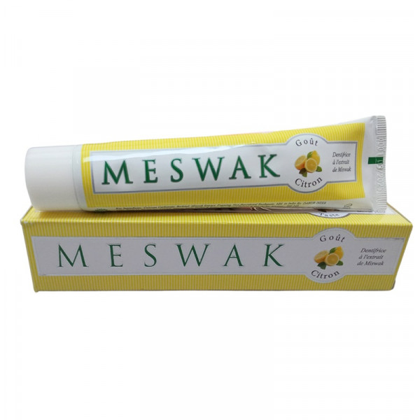 Dentifrice ayurvédique Meswak Citron 100g - Kerala Nature - 1