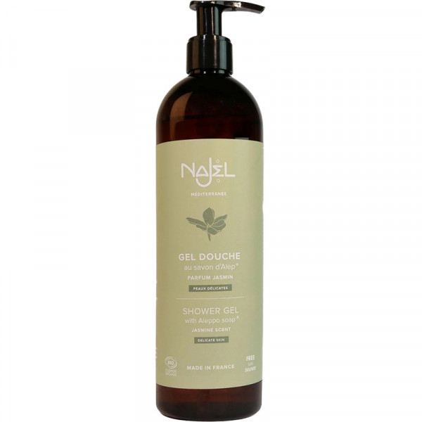 Gel Douche Savon d'Alep & Jasmin Bio 500 ml – Najel - 1