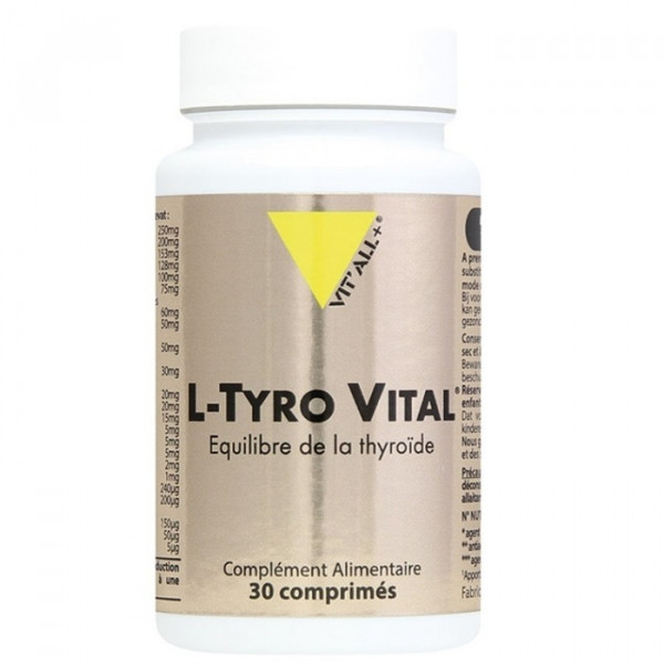 L-Tyro Vital 30 comprimés - Vit'all+ - 1