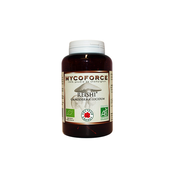 Mycoforce Reishi bio 180 gélules 300mg Vecteur Energy - 1