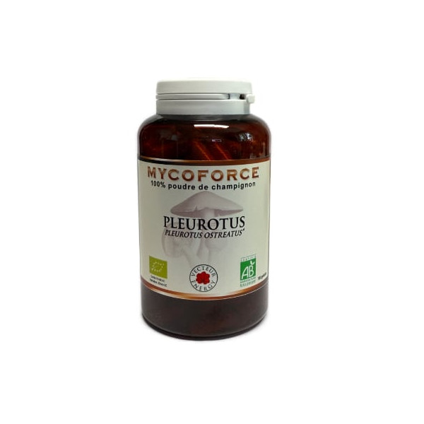 Mycoforce Pleurotus bio 180 gélules 400mg - Vecteur Energy - 2
