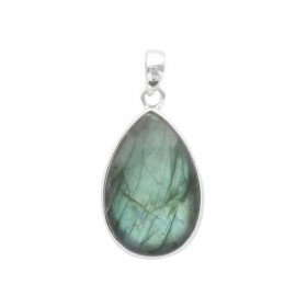 Pendentif Labradorite Argent 925 Forme goutte - 1