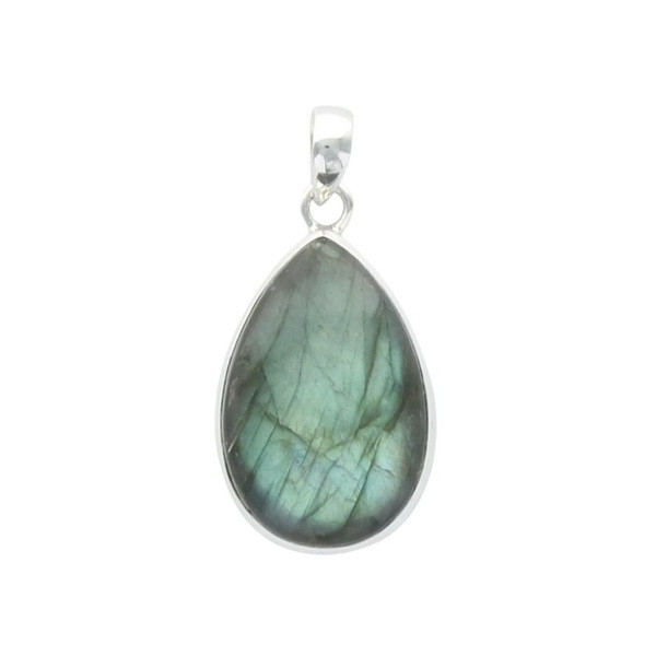 Pendentif Labradorite Argent 925 Forme goutte - 1
