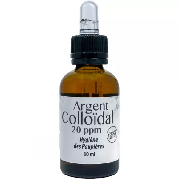 hygiène des paupières Argent colloïdal 20 ppm 30 ml - Dr Theiss - 1