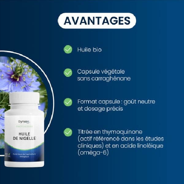 Huile de Nigelle (cumin noir) - Dynveo - 1