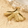 Broche fleur de ginkgo simple