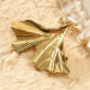 Broche fleur de ginkgo simple - 2