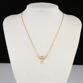 Collier chaîne dorée avec libellule - 1