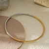 Bracelet Jonc Fin Bicolore - 2