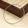 Bracelet Jonc Torsadé Argenté
