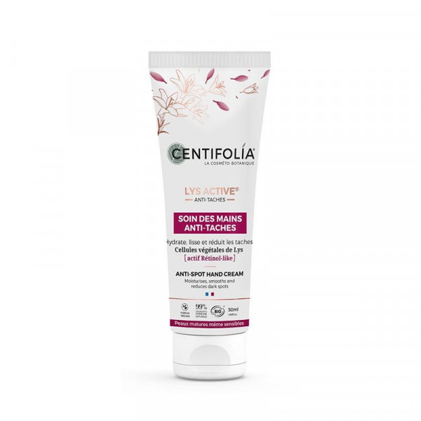 Soin des mains anti taches certifié bio 50ml - Centifolia - 1