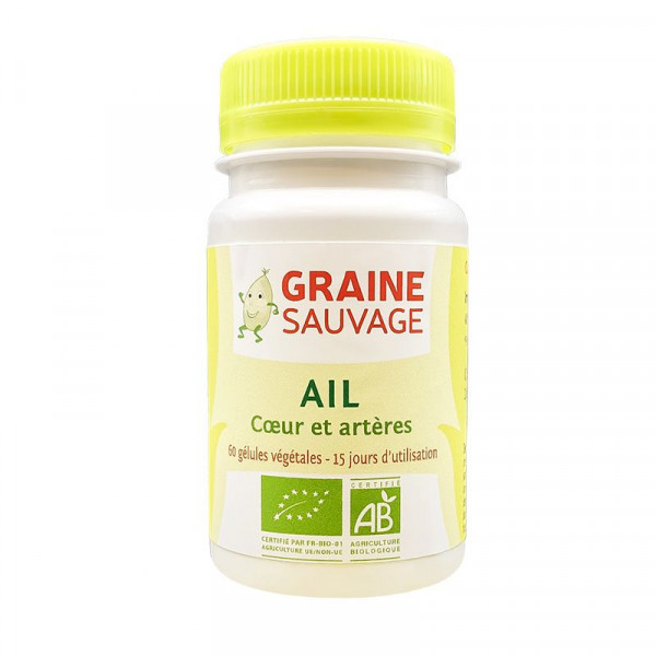 Ail bio 60 gélules- Candidose - Graine Sauvage - 1