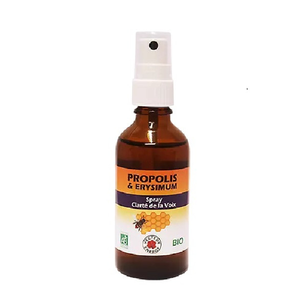 Spray gorge Bio Propolis et Erysimum - Clarté de la voix 50ml - Vecteur Energy - 2