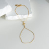 Bracelet main doré avec chaîne étoile - 2