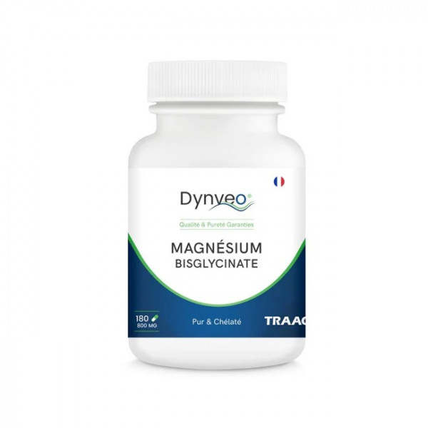 Magnésium bisglycinate chélaté 180 gélules - Dynveo - 1