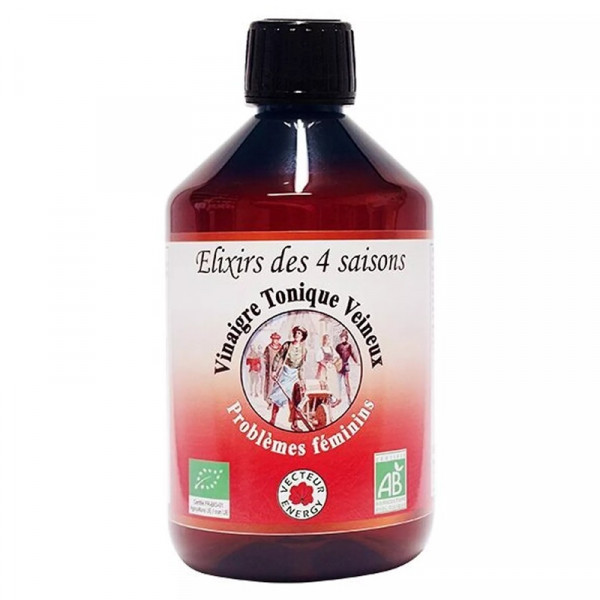 Vinaigre Tonique Veineux bio 500ml - Vecteur Energy - 1