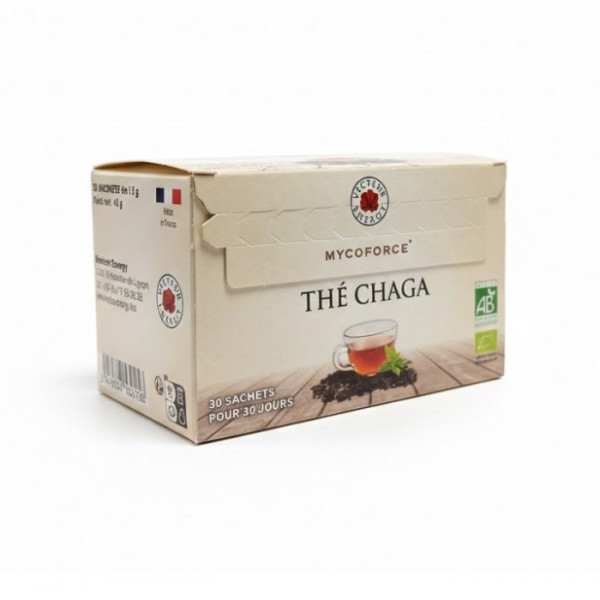Thé chaga Bio 30 sachets - Vecteur Energy - 1