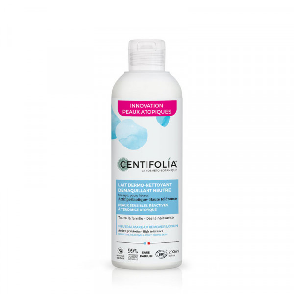 Lait Dermo-Nettoyant Démaquillant Neutre certifié bio 200ml – Centifolia - 1