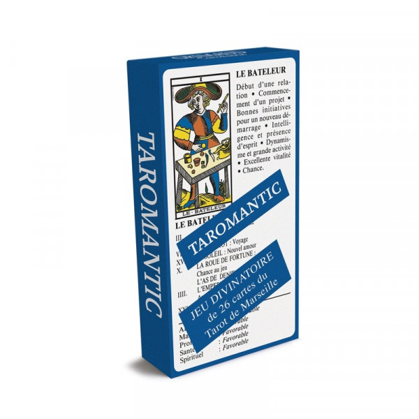 Taromantic - Jeu divinatoire de 26 cartes du Tarot de Marseille - 1