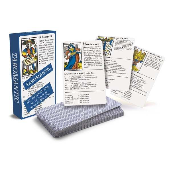 Taromantic - Jeu divinatoire de 26 cartes du Tarot de Marseille - 2