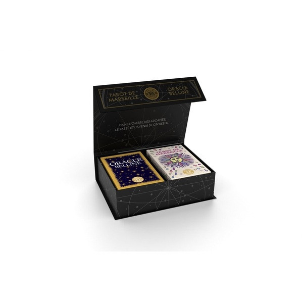 Coffret mini jeux divinatoires: Tarot de Marseille et Oracle Belline - 2