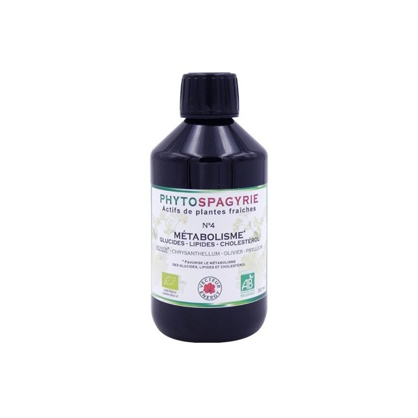 Phytospagyrie n°4 Métabolisme 300ml - Vecteur Energy - 1