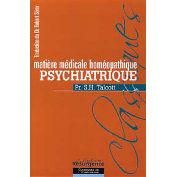 Matière médicale homéopathique psychiatrique - 1