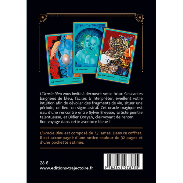 L'Oracle Bleu - 73 cartes & la notice - Coffret - 3