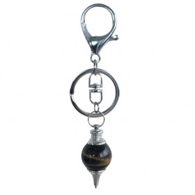 Porte-clés Pendule Oeil de Tigre - 1