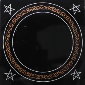 Miroir noir de divination – Carré 10 x 10 cm - 1