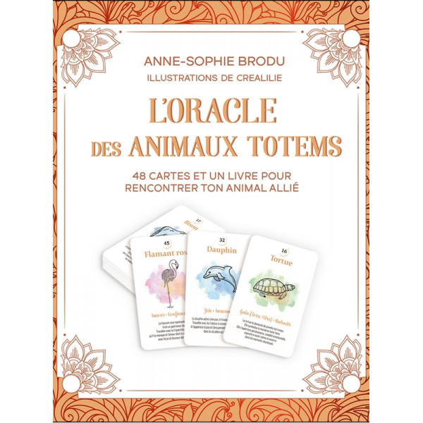 L'Oracle des animaux totems - Coffret - 48 cartes et un livre - 1