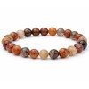 Bracelet boule 08mm quartz lodolite A+ - Pierre Chamanique