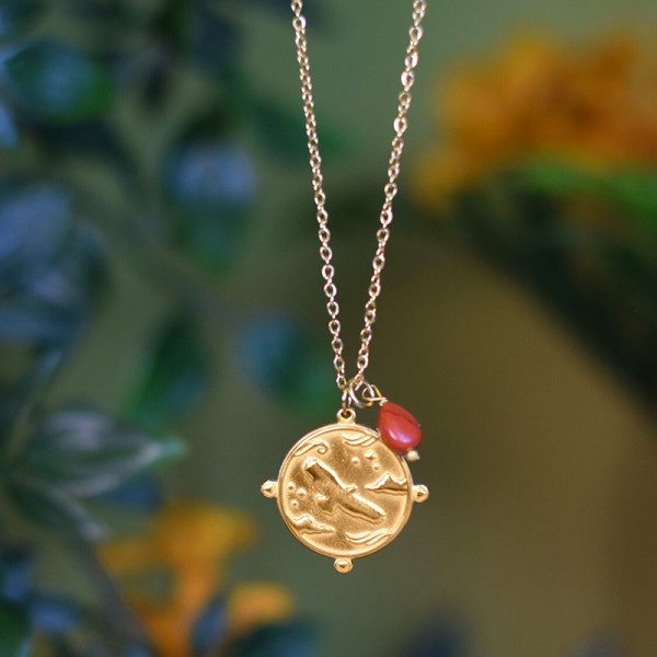 Collier Totem Faucon – Symbole de Vision, Courage et Liberté - 2