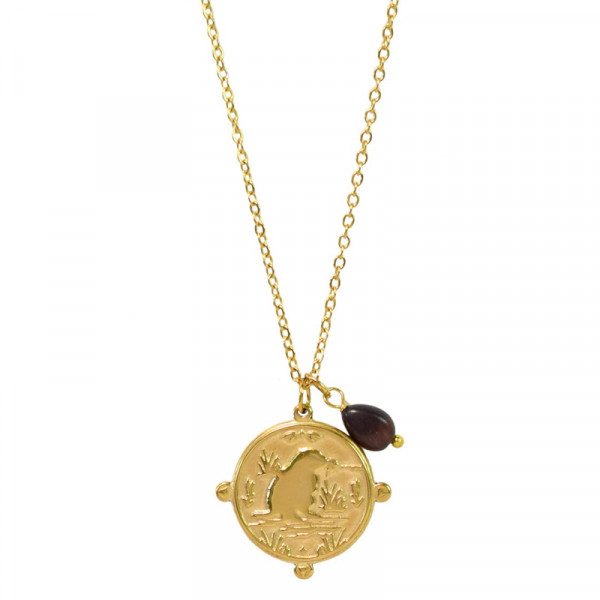 Collier Totem Castor - Symbole de Créativité, de Patience et de Protection - 1