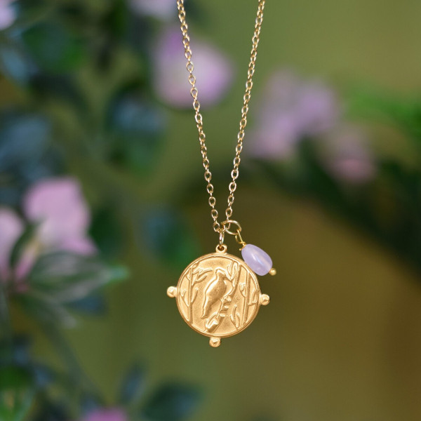 Collier Totem Pivert — Symbole de Persévérance – Vigilance – Créativité - 2