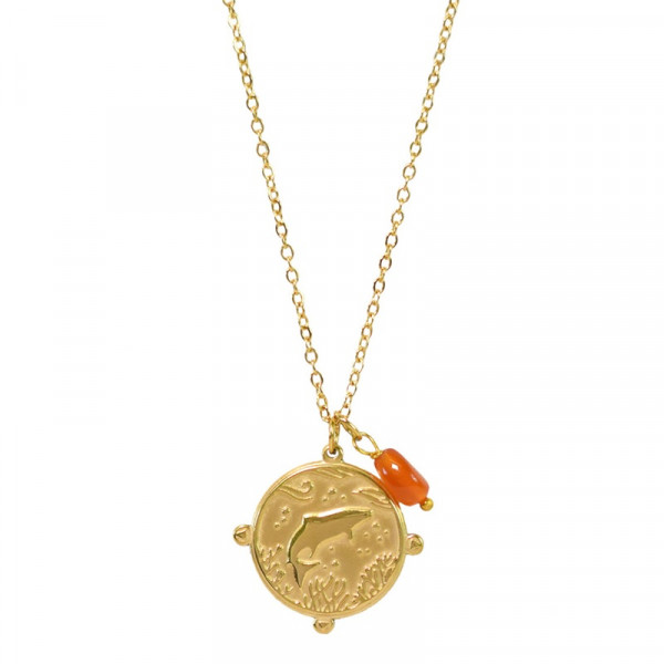 Collier Totem Le Saumon - Symbole de détermination, courage et positivité - 1