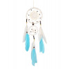 Attrape-Rêves Plumes Bleues et Blanches 15 cm - Protection Spirituelle - 1