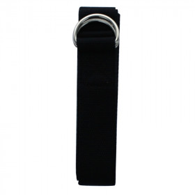 Sangle de yoga noire réglable – Progresser rapidement - 1