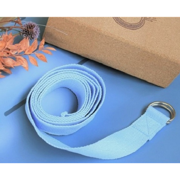 Sangle de yoga bleue réglable – Gagner en souplesse - 2