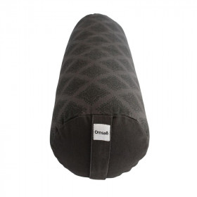 Bolster de Yoga Noir en Kapok - Coussin de soutien naturel - 1