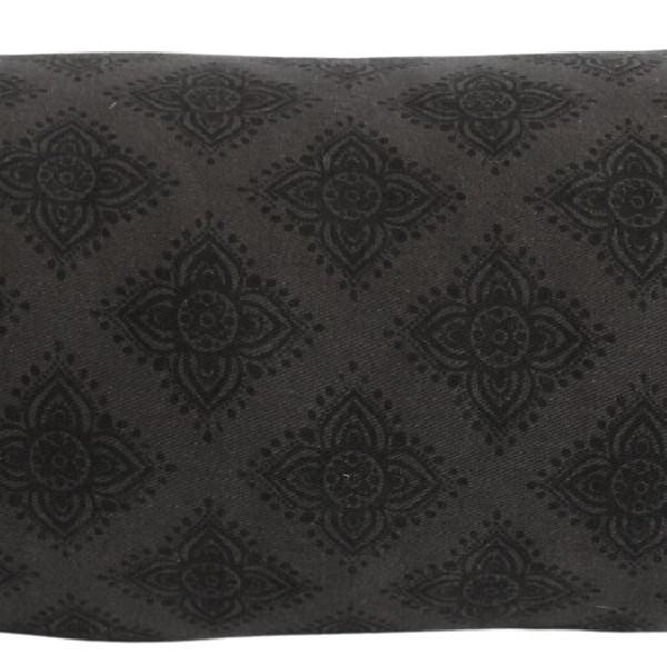 Bolster de Yoga Noir en Kapok - Coussin de soutien naturel - 3