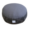 Coussin de Yoga Rond Noir Omsaé – Zafu Kapok Bio| Méditation & Yoga