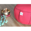 Zafu en Kapok Bordeaux – Coussin de Méditation et Yoga Bio - 3