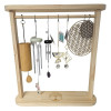 Présentoir en bois pour carillons – Support élégant avec motif arbre de vie