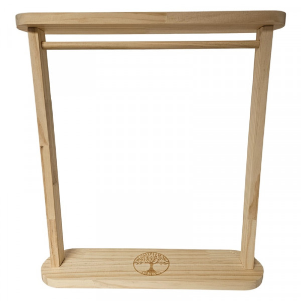 Présentoir en bois pour carillons – Support élégant avec motif arbre de vie - 2