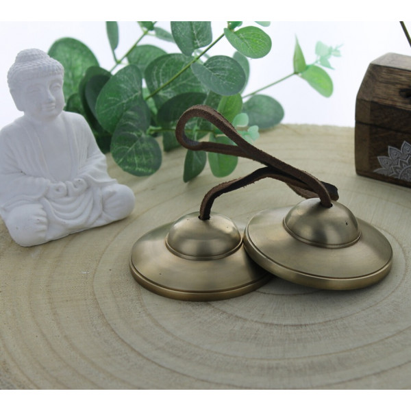 Cymbale Tibétaine en Bronze Petit Modèle - Méditation & Purification - 2